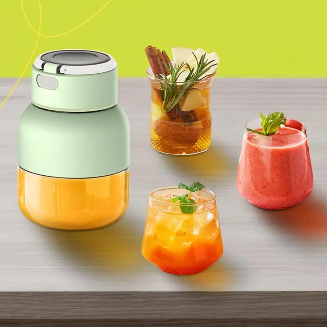 VitaSqueeze Mixeur & Extracteur Mobile 2-en-1 | Rechargeable & Puissant | Sans BPA & 800 ml | Pour Smoothies & Jus