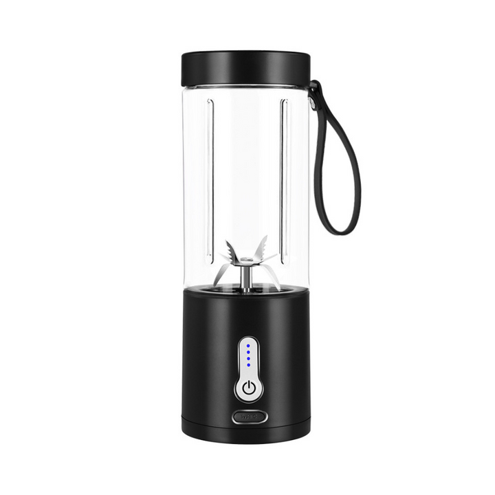 FitMix Go | Mixeur à smoothie portable | 530 ml | Recharge USB & 6 lames en acier inoxydable