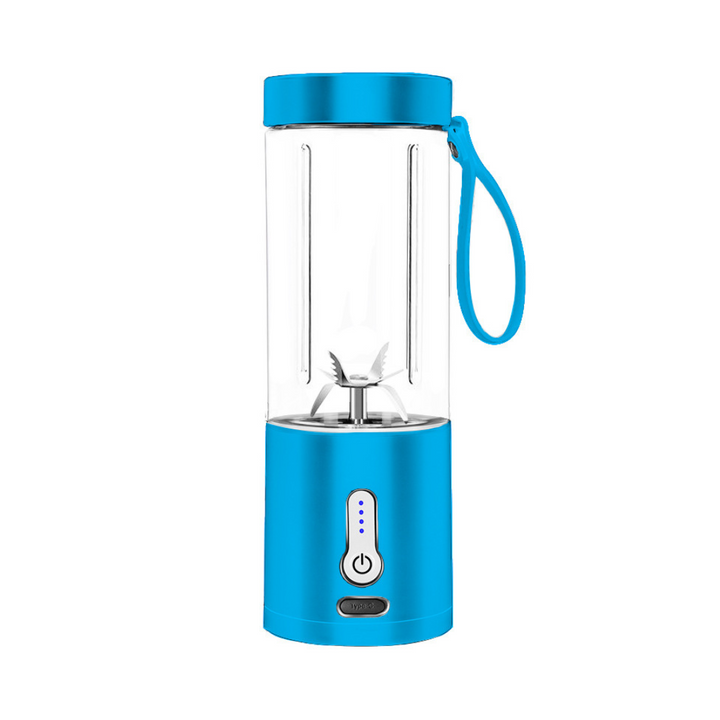 FitMix Go | Mixeur à smoothie portable | 530 ml | Recharge USB & 6 lames en acier inoxydable