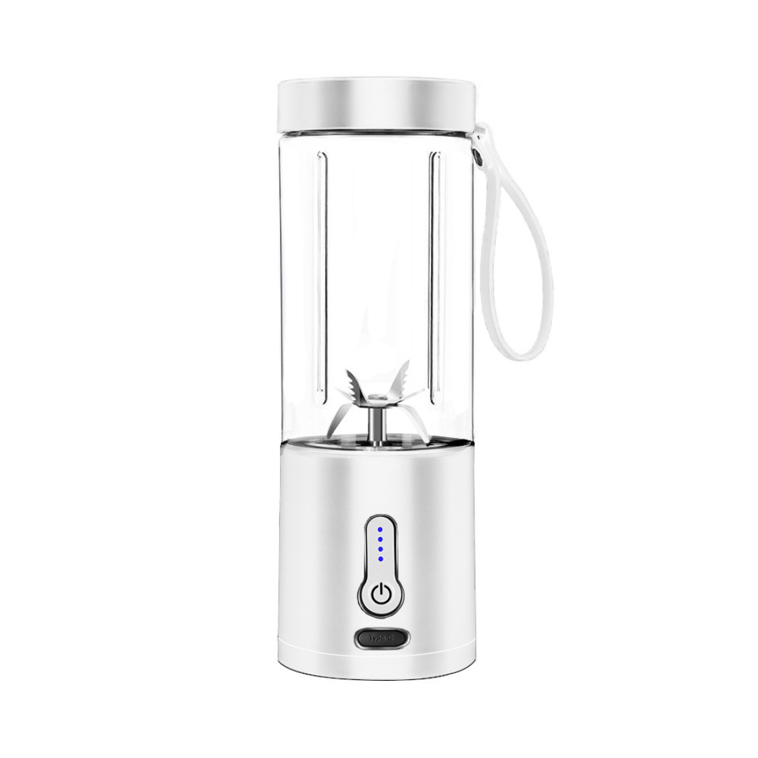 FitMix Go | Mixeur à smoothie portable | 530 ml | Recharge USB & 6 lames en acier inoxydable