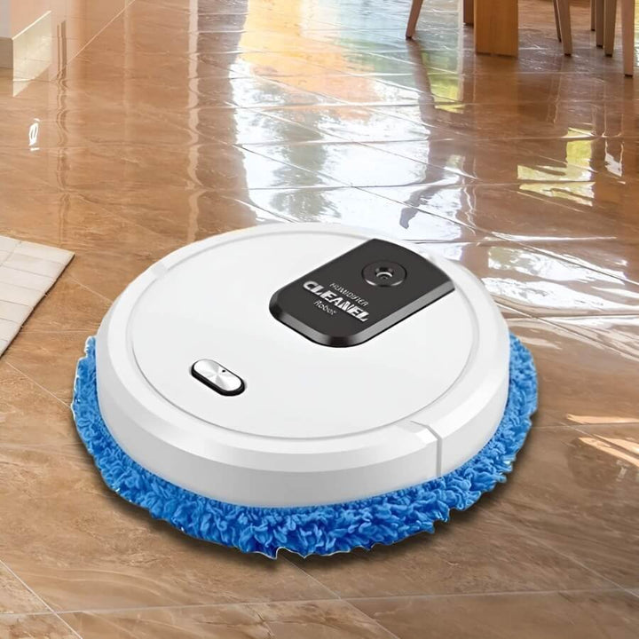 Robot aspirateur et serpillère MobiSweep | Fonction 3-en-1 | Auto-rechargeable & Silencieux | Compact 25×25×6,5 cm