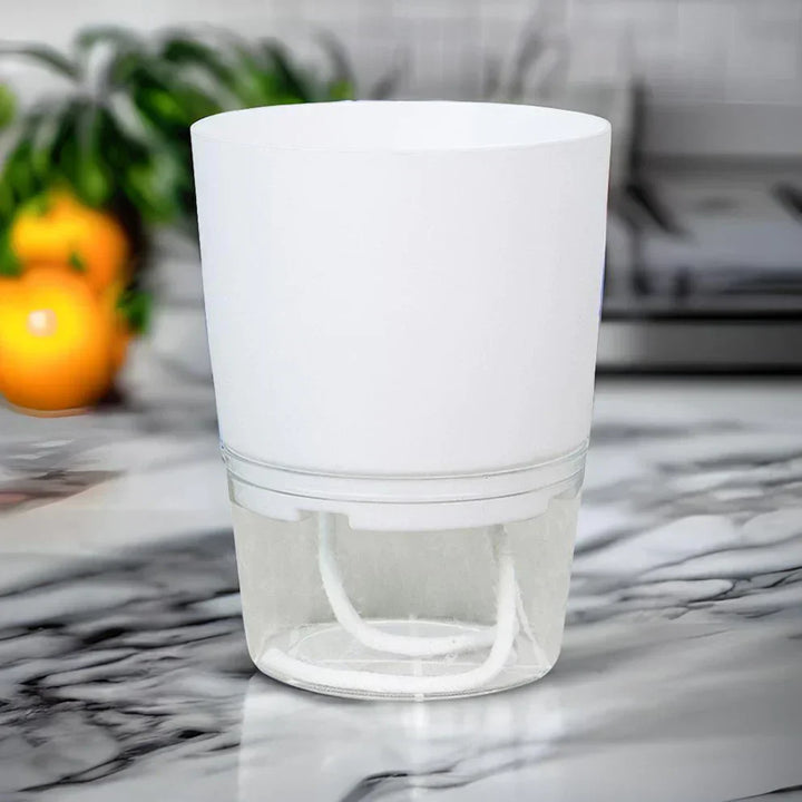 Floriva Pot de Fleurs Auto-Arrosant | Jusqu'à 20 jours sans arrosage | Design moderne avec réservoir d'eau | 3 tailles