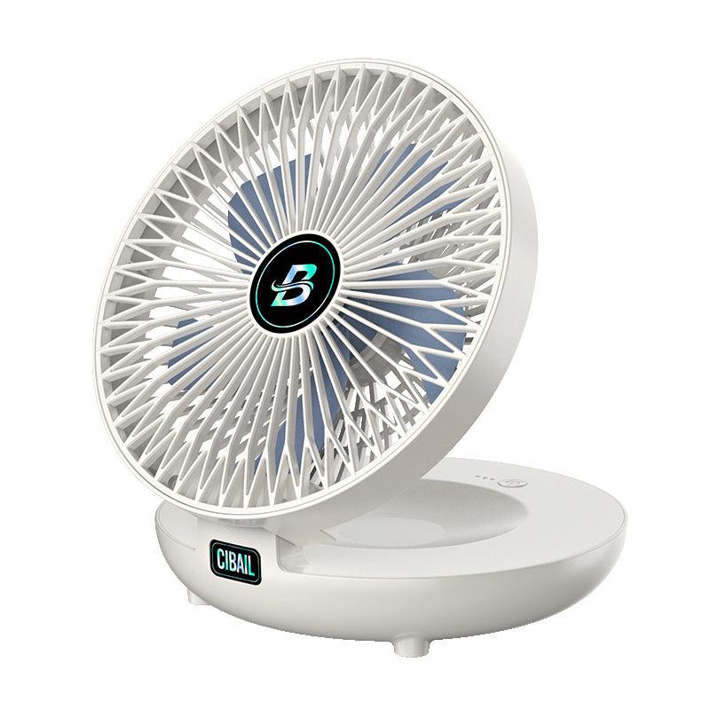 BriseFlex Ventilateur de Table et Mural Pliable | Sans Fil & Ultra Silencieux | 3 Vitesses | Rechargeable