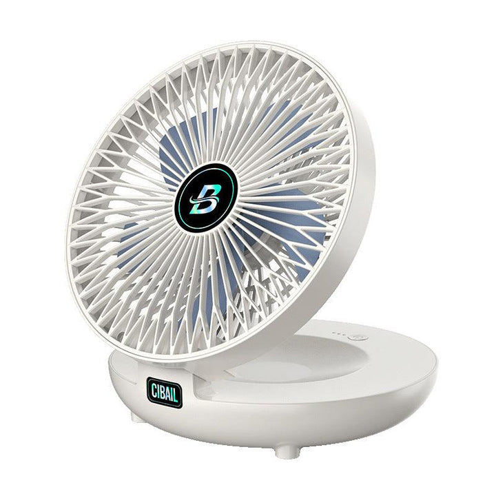 BriseFlex Ventilateur de Table et Mural Pliable | Sans Fil & Ultra Silencieux | 3 Vitesses | Rechargeable