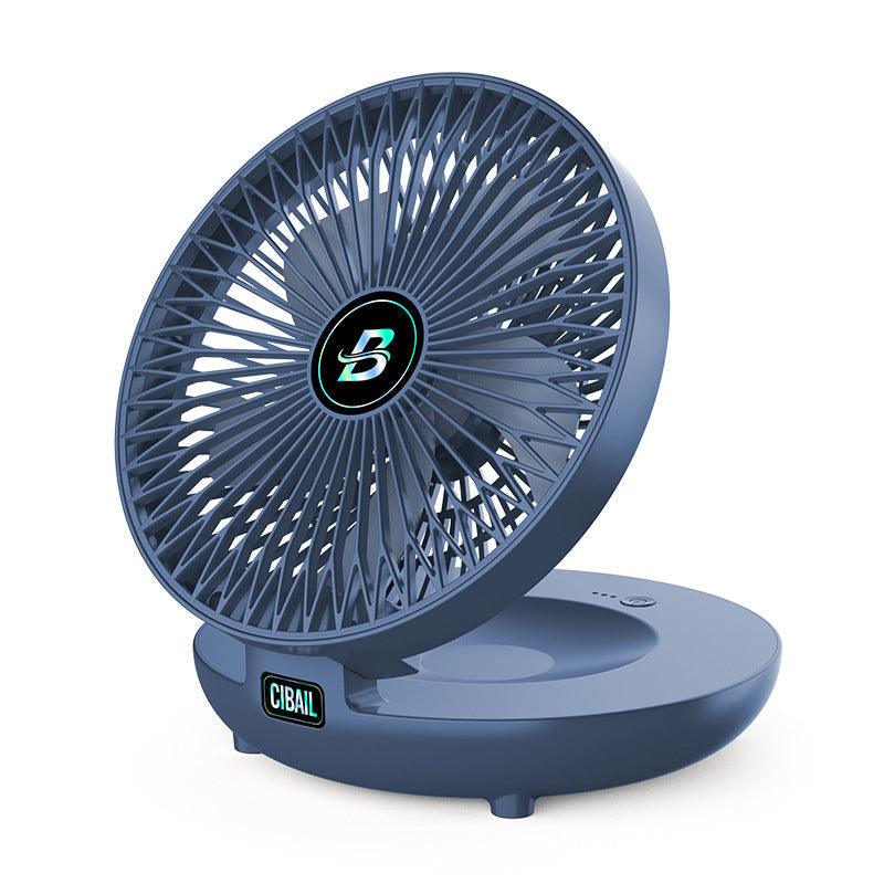 BriseFlex Ventilateur de Table et Mural Pliable | Sans Fil & Ultra Silencieux | 3 Vitesses | Rechargeable