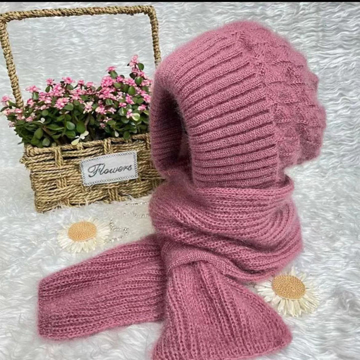 1+1 GRATUIT | ScarfBeanie - Écharpe pour femme et bonnet en un