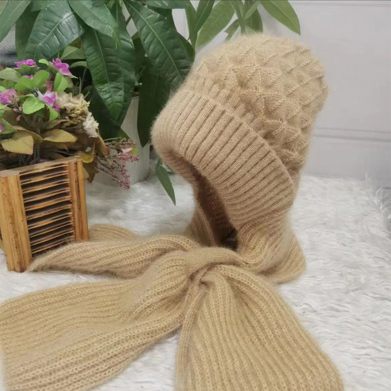 1+1 GRATUIT | ScarfBeanie - Écharpe pour femme et bonnet en un