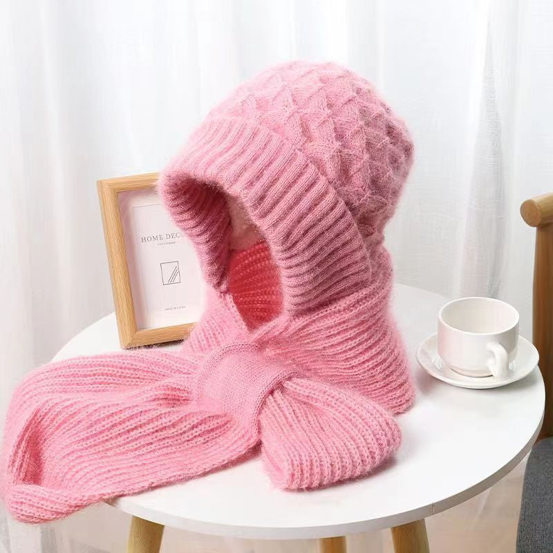 1+1 GRATUIT | ScarfBeanie - Écharpe pour femme et bonnet en un
