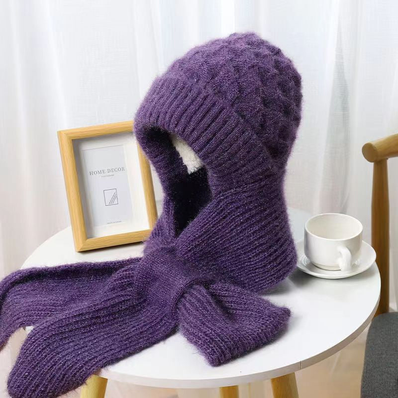1+1 GRATUIT | ScarfBeanie - Écharpe pour femme et bonnet en un