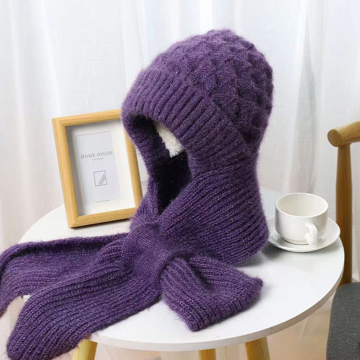 1+1 GRATUIT | ScarfBeanie - Écharpe pour femme et bonnet en un