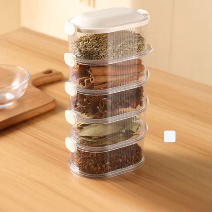 2+3 GRATUIT | SpiceTower - Boîte à épices multi-niveaux empilable
