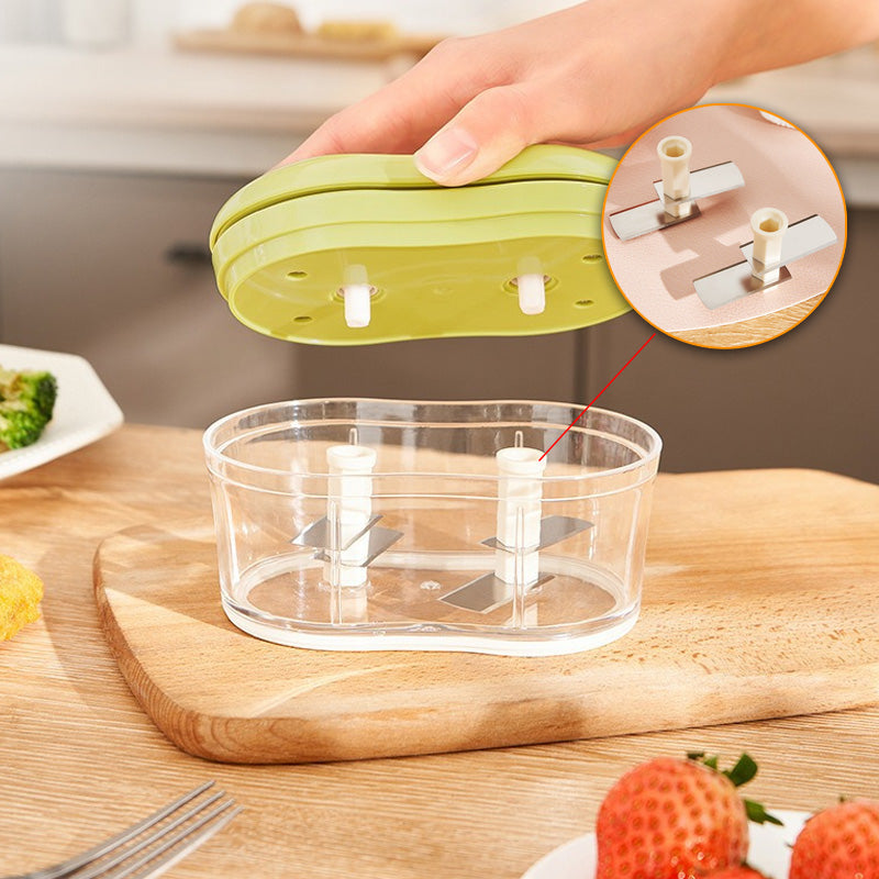GrindWhiz - Hachoir à aliments manuel et préparateur d'épices