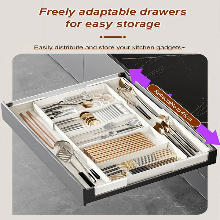 ModuDivide - Organisateur de cuisine extensible avec séparateur