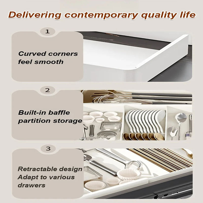 ModuDivide - Organisateur de cuisine extensible avec séparateur
