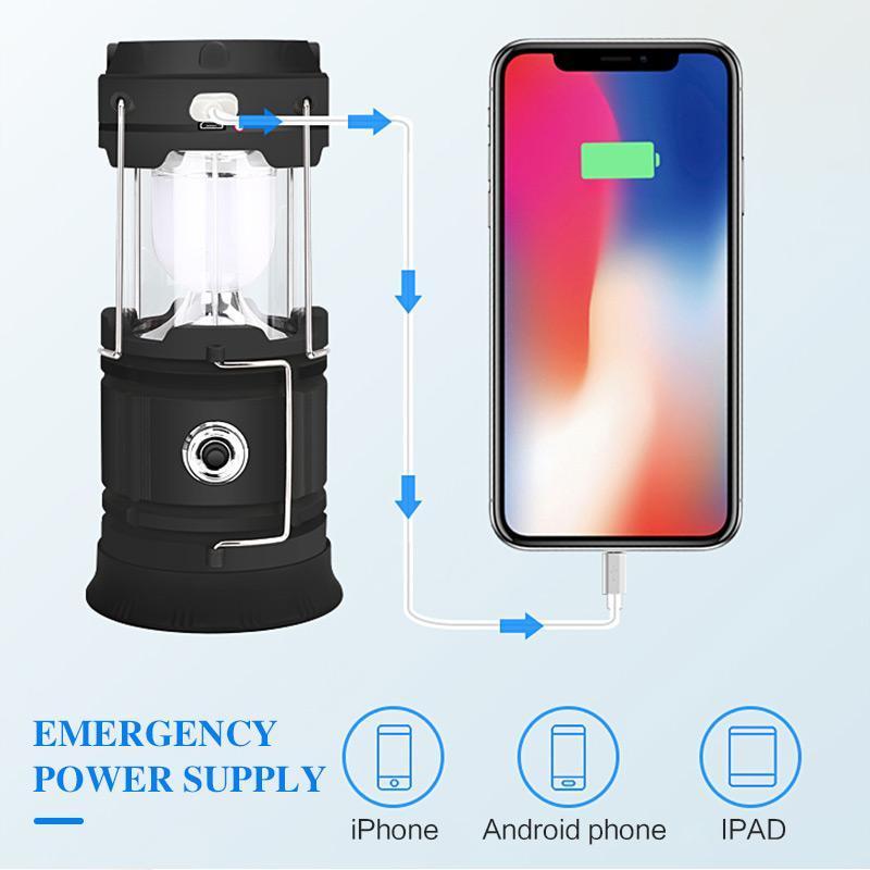 FlameLite – La lampe de camping 3-en-1 avec effet flamme