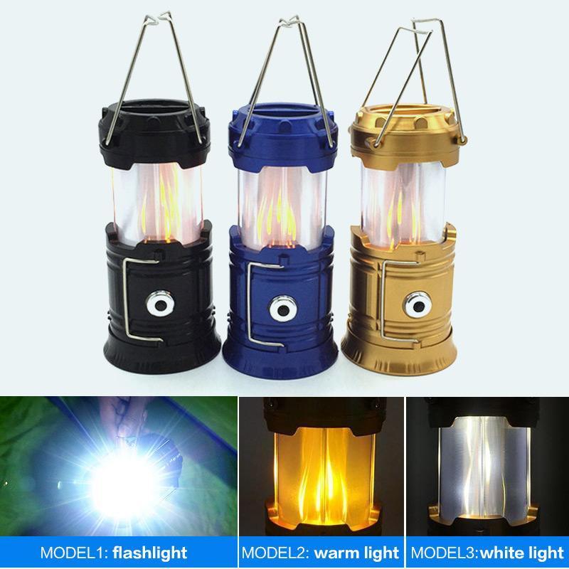 FlameLite – La lampe de camping 3-en-1 avec effet flamme