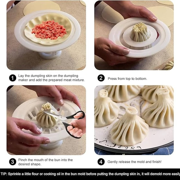 BunBud - Machine à petits pains et dumplings en forme de fleur