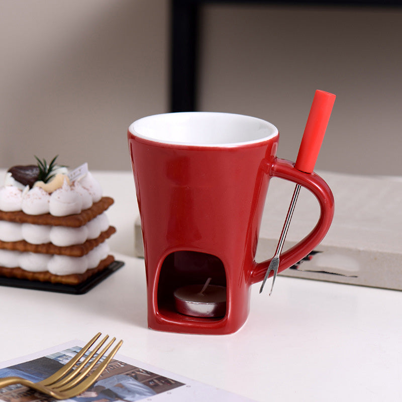 ChocoLuxe – Bol à fondue en céramique pour fromage et chocolat