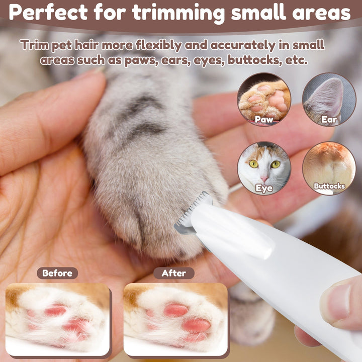 1+1 GRATUIT | PawPerfect - Tondeuse à poils LED pour animaux Pro