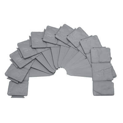 5+5 GRATUIT | StonePath - Clôture de jardin de haute qualité et durable en pierre simulée