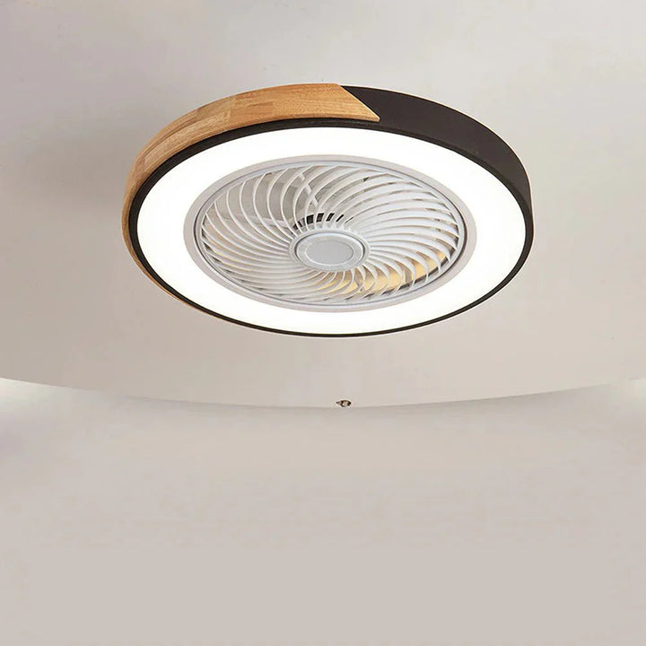 Ventilateurs de plafond LED en bois