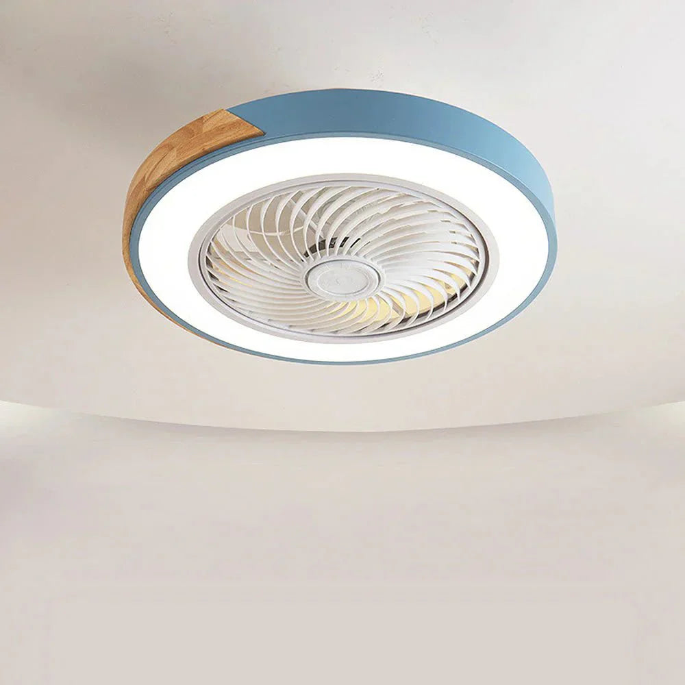 Ventilateurs de plafond LED en bois