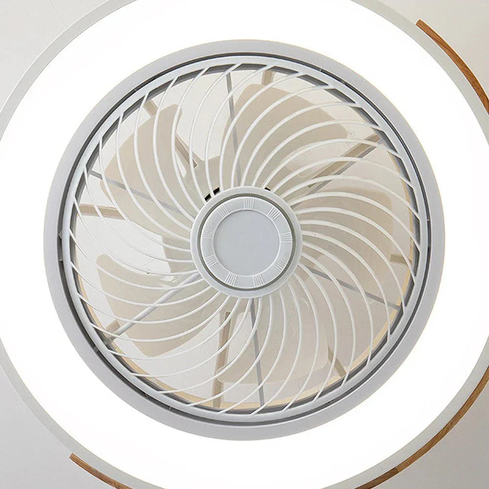Ventilateurs de plafond LED en bois