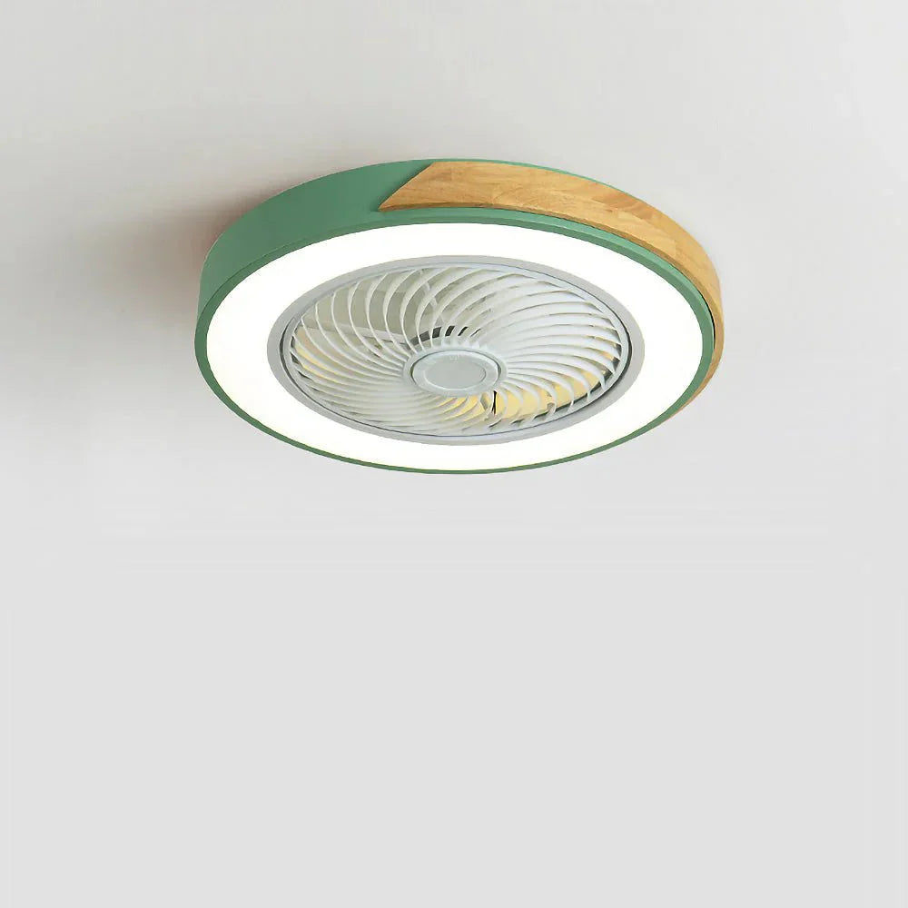 Ventilateurs de plafond LED en bois
