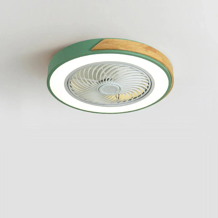 Ventilateurs de plafond LED en bois