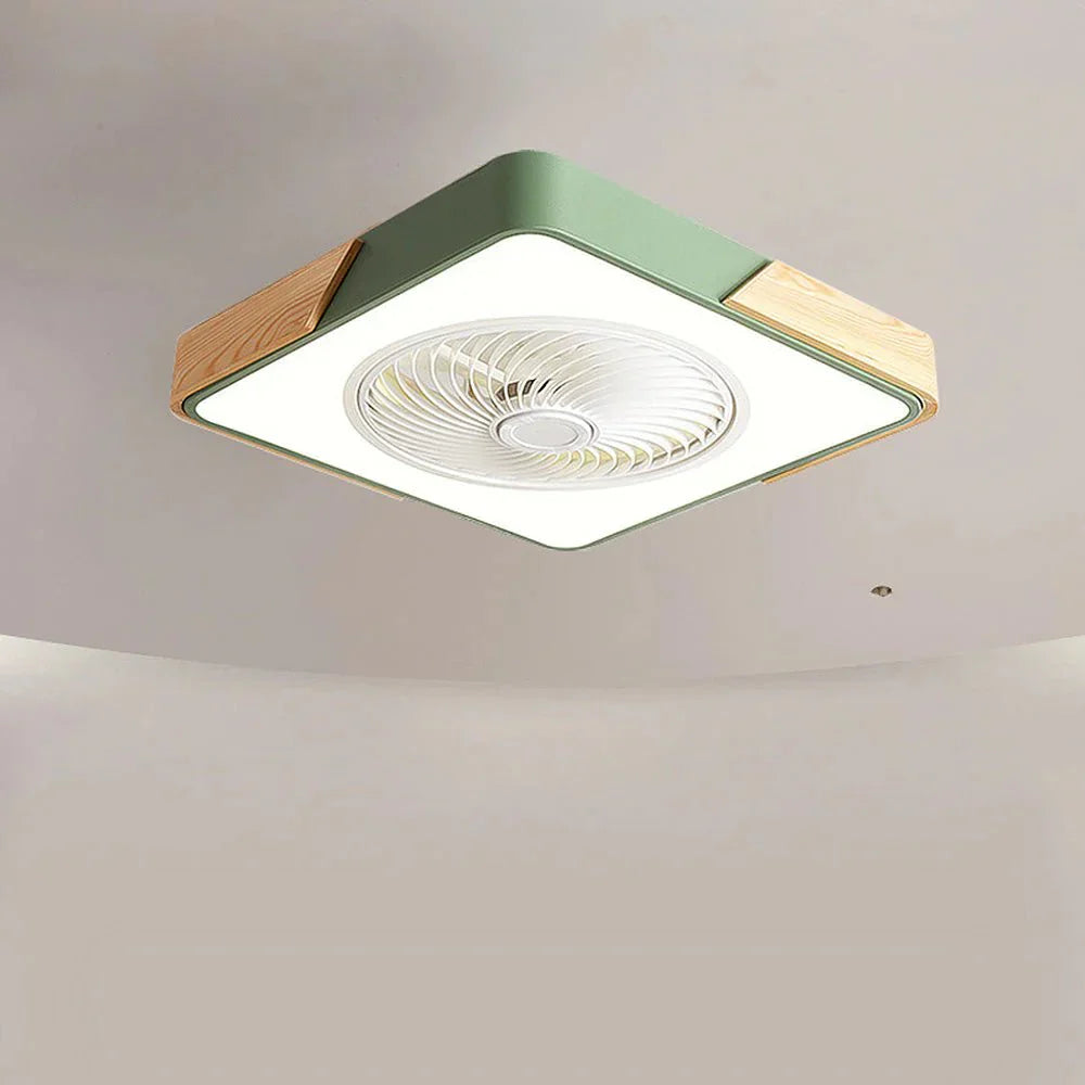 Ventilateurs de plafond LED en bois