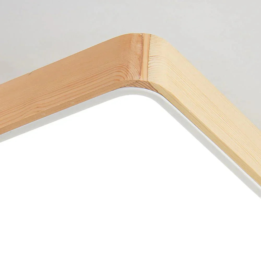 Ventilateurs de plafond LED en bois
