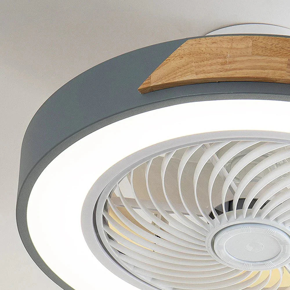 Ventilateurs de plafond LED en bois