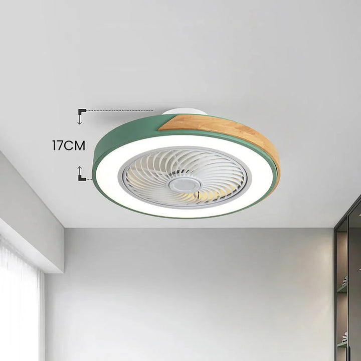 Ventilateurs de plafond LED en bois