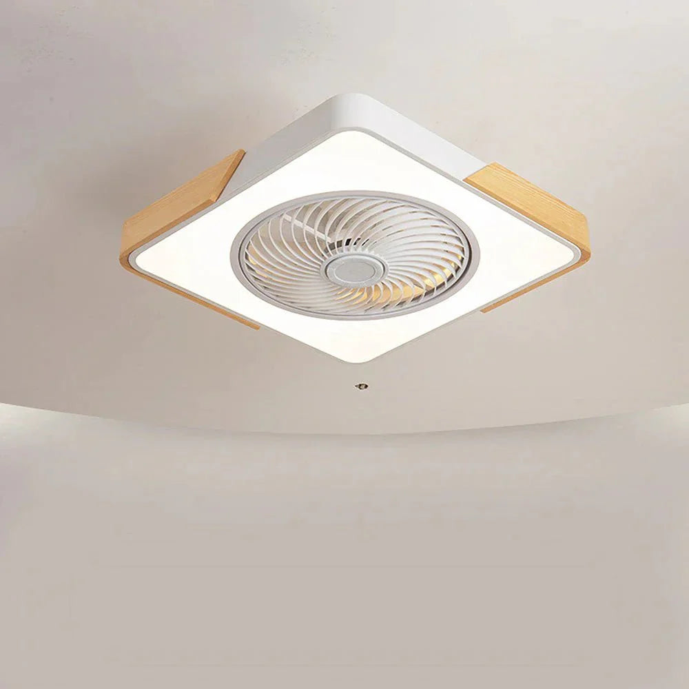 Ventilateurs de plafond LED en bois