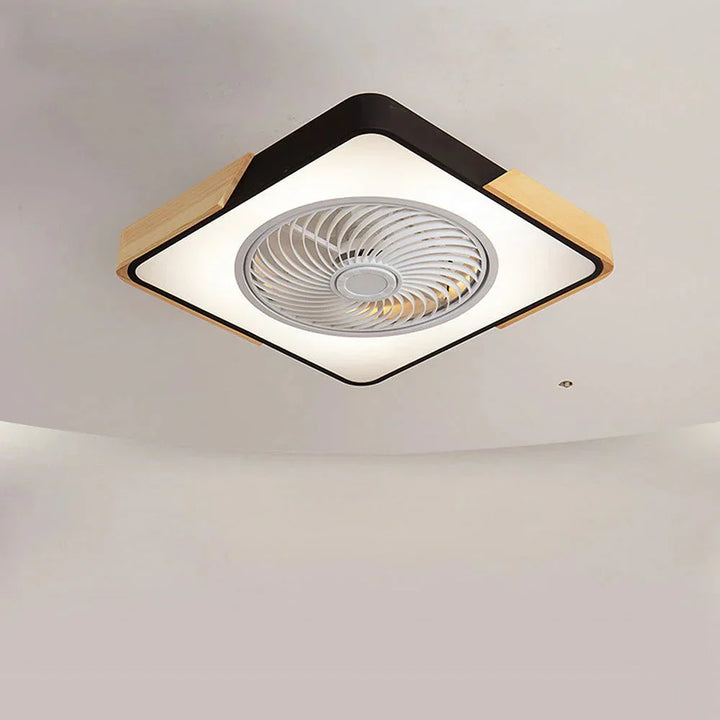 Ventilateurs de plafond LED en bois